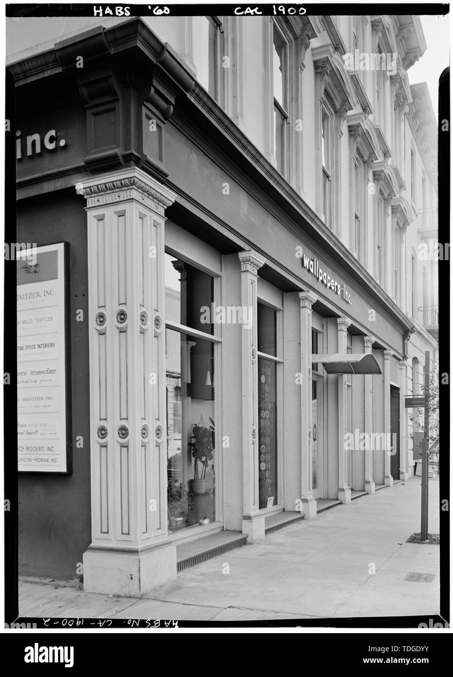 Jackson square san francisco building Black and White Stock Photos