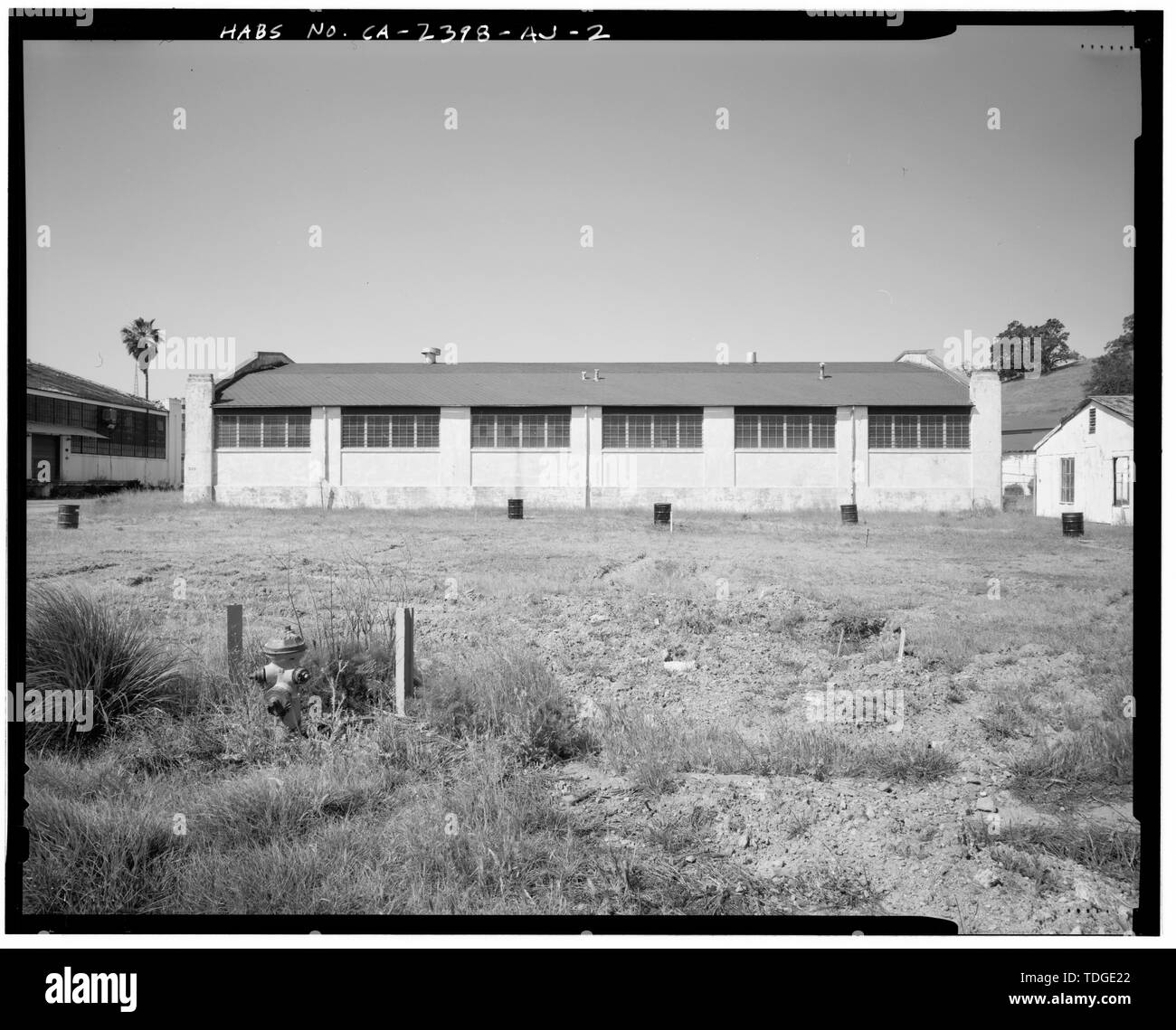 NORTHEAST ELEVATION Hamilton Field, Warehouse Type C, Second Street