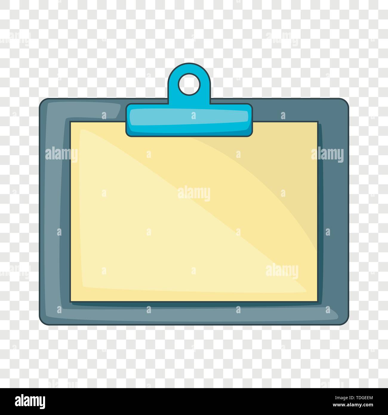 Clipboard with blank sheet of paper icon Stock Vector Image & Art - Alamy