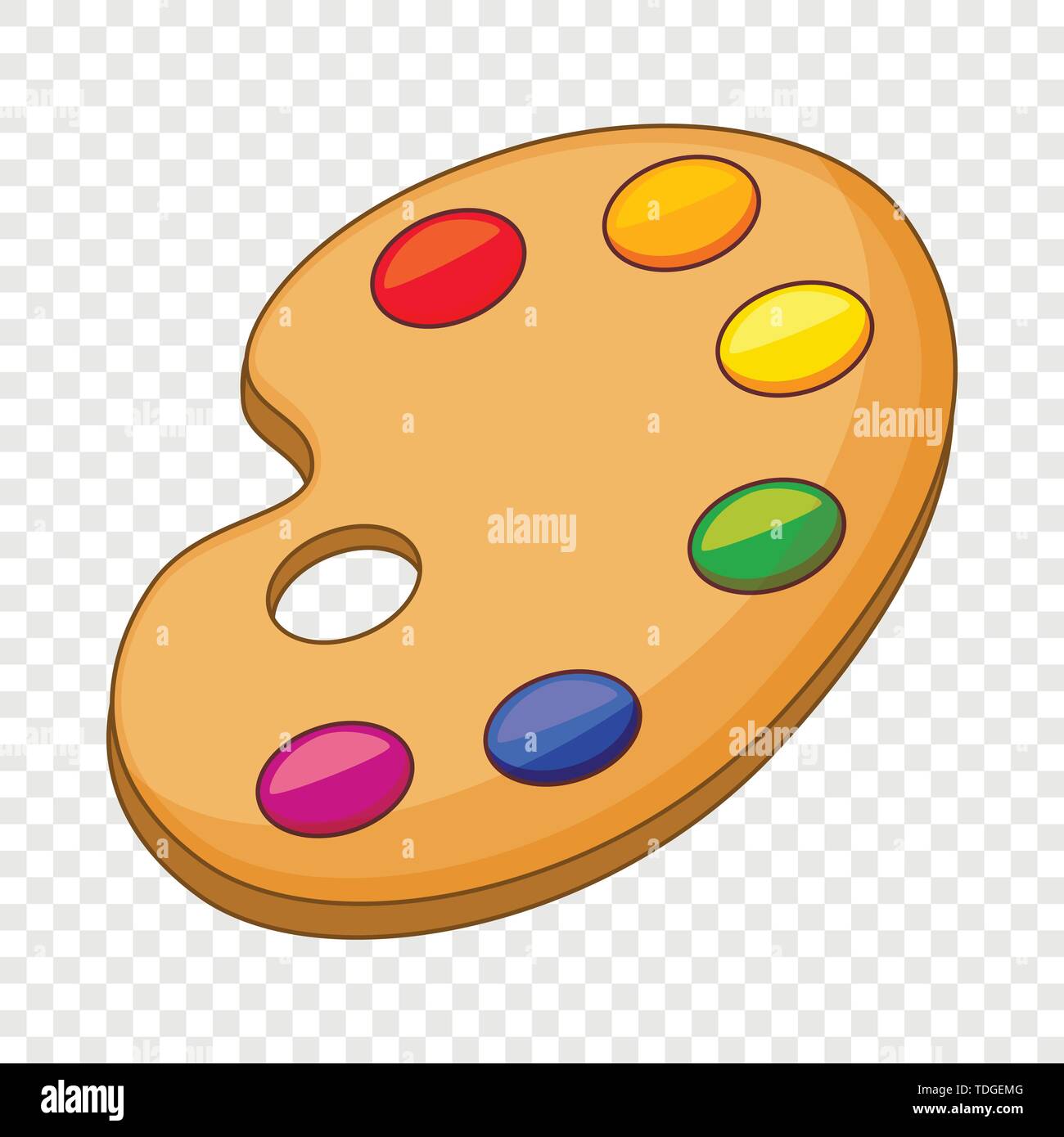Art palette icon, cartoon style Stock Vector Image & Art - Alamy