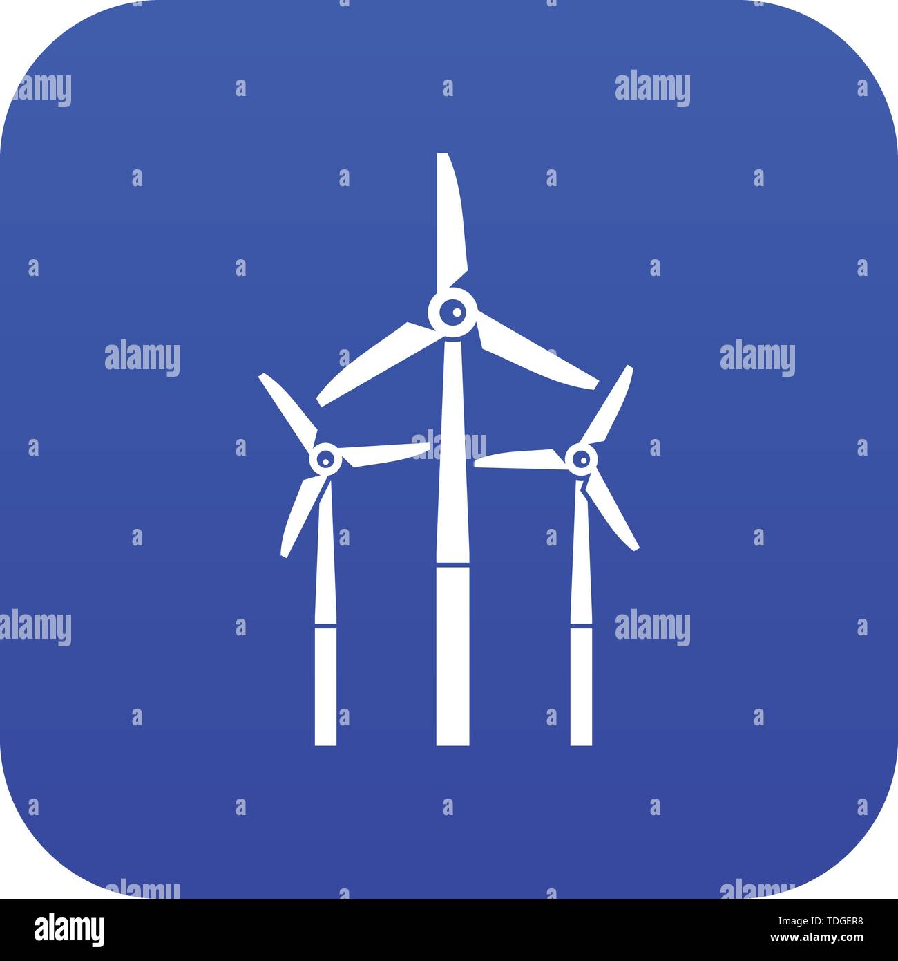 Windmill icon digital blue Stock Vector Image & Art - Alamy