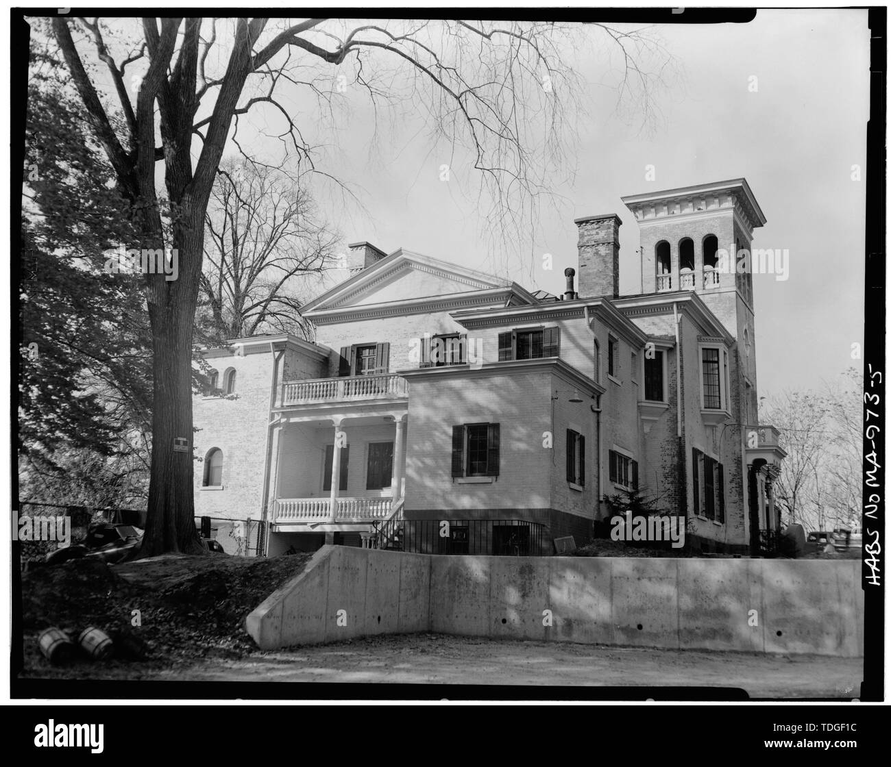 NORTHEAST SIDE - Mills-Stebbins House, 3 Crescent Hill, Springfield, Hampden County, MA Stock Photo