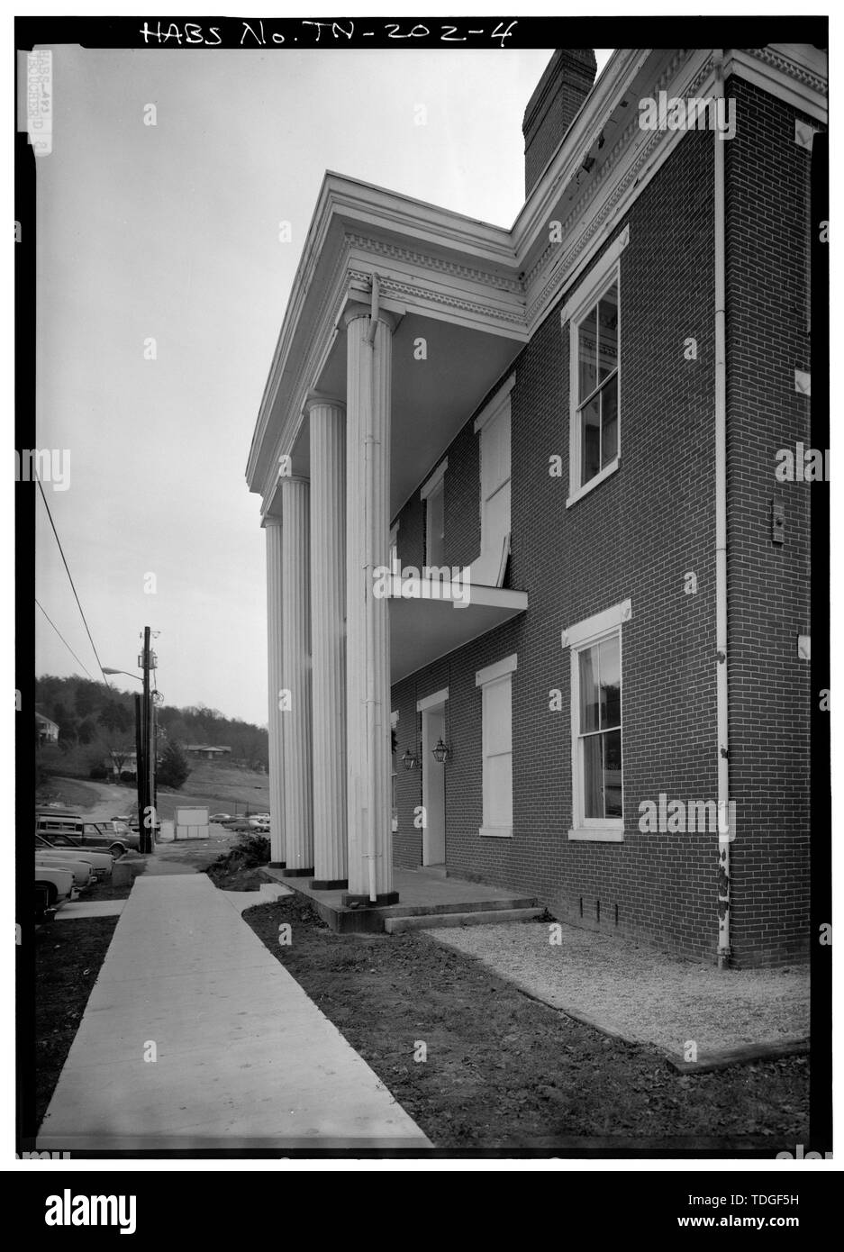 NORTHEAST SIDE FROM NORTH - Roane County Courthouse, Public Square (119 Court Street), Kingston, Roane County, TN Stock Photo