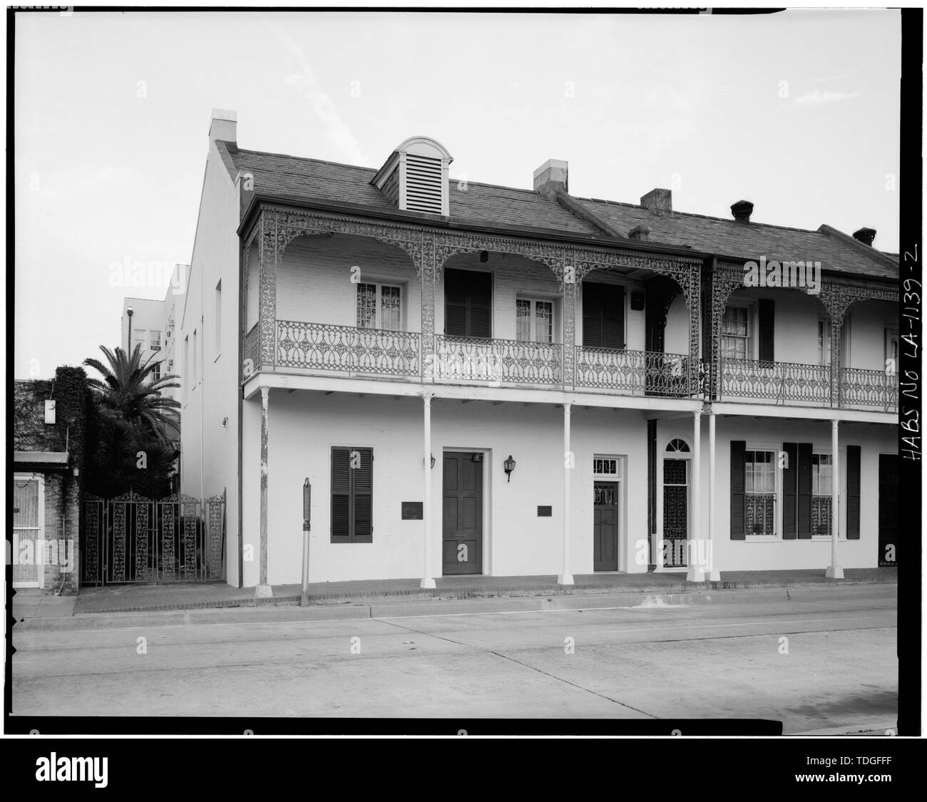 NORTHERN HALF OF WEST FACADE Tessier Building, 342,346,348 Lafayette