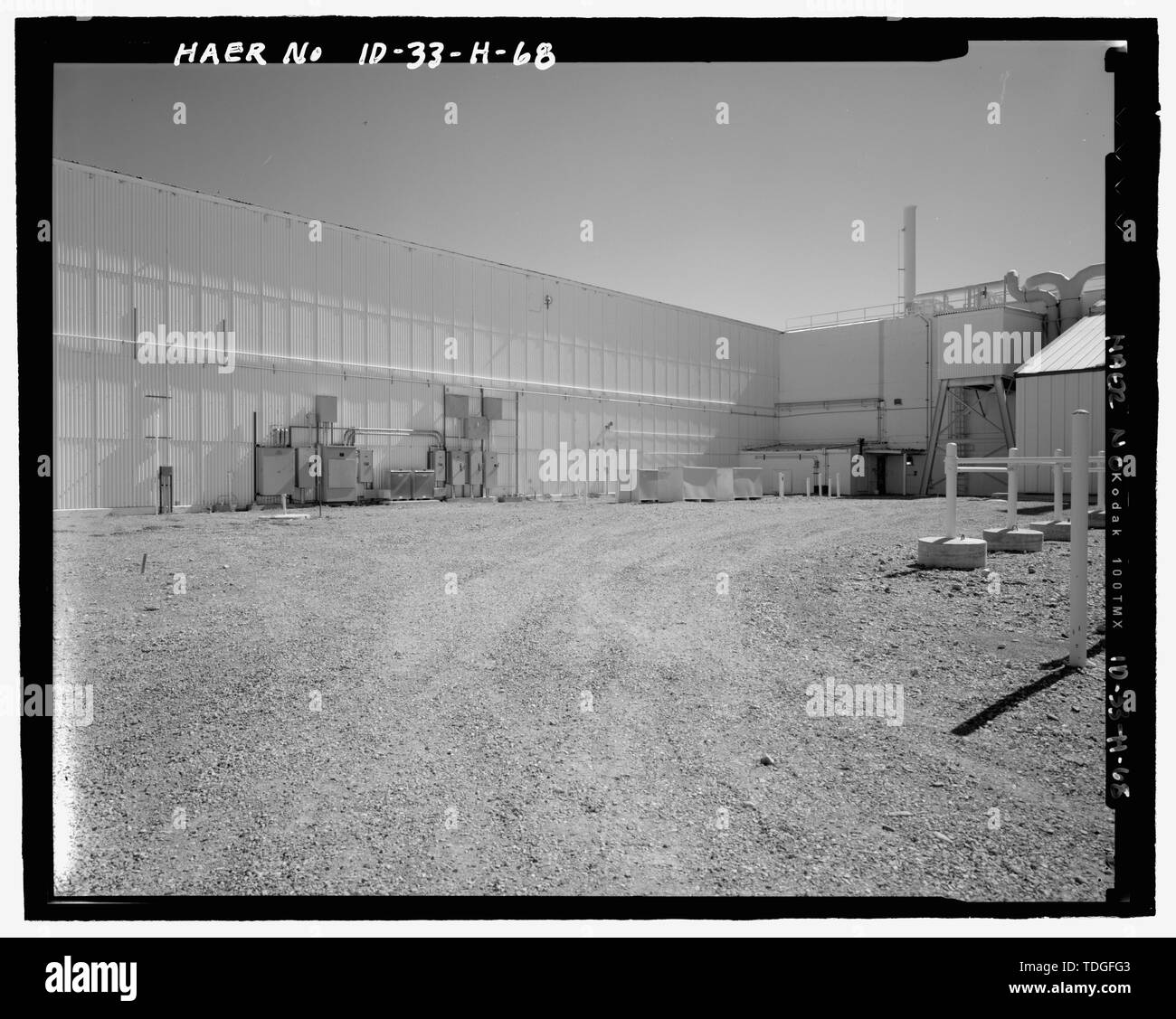 NORTHERN PORTION OF WEST ELEVATION OF FUEL STORAGE BUILDING (CPP603