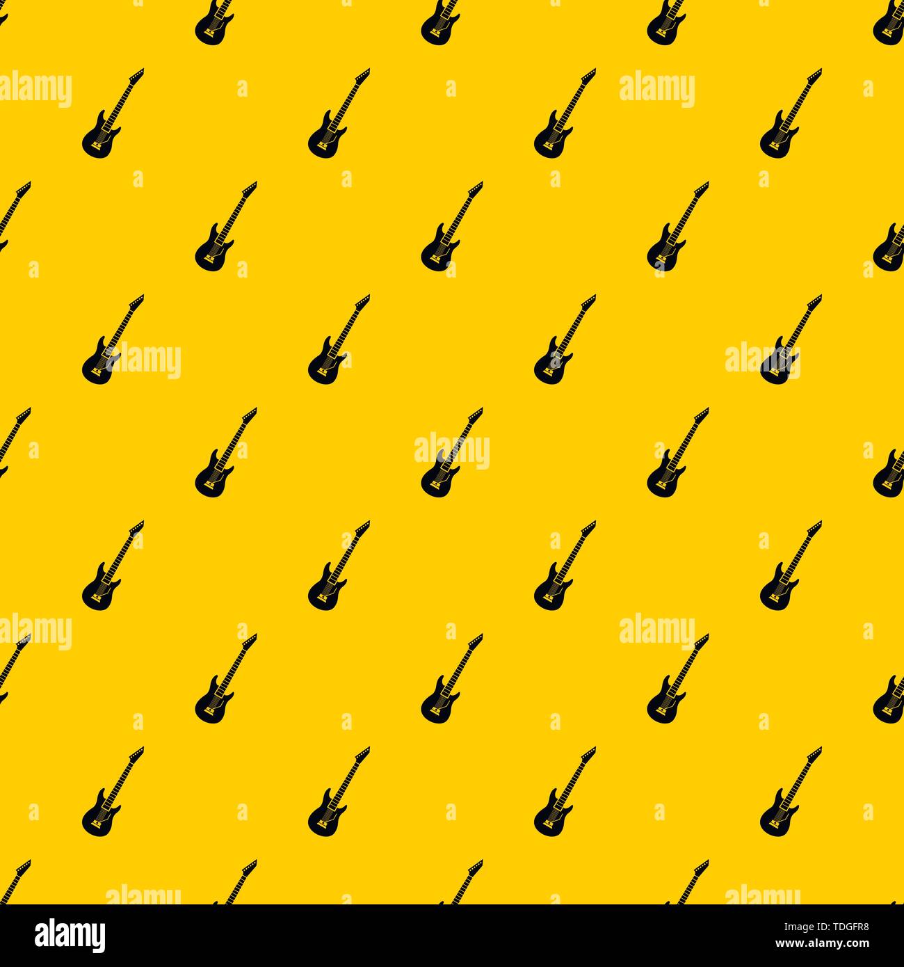 Electric guitar pattern vector Stock Vector Image & Art - Alamy