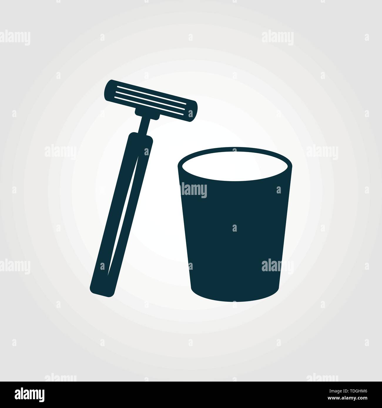 Shaving Soap vector icon symbol. Creative sign from barber shop icons collection. Filled flat Shaving Soap icon for computer and mobile Stock Vector