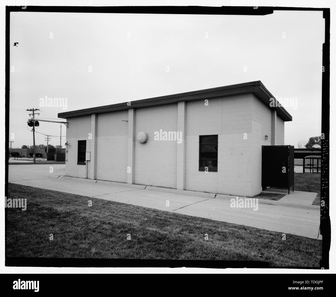 Northeast side and northwest end. View to south Offutt Air Force Base