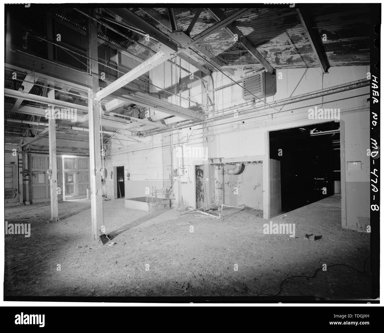 Northwest Room East Wall Aberdeen Proving Ground, White Phosphorous