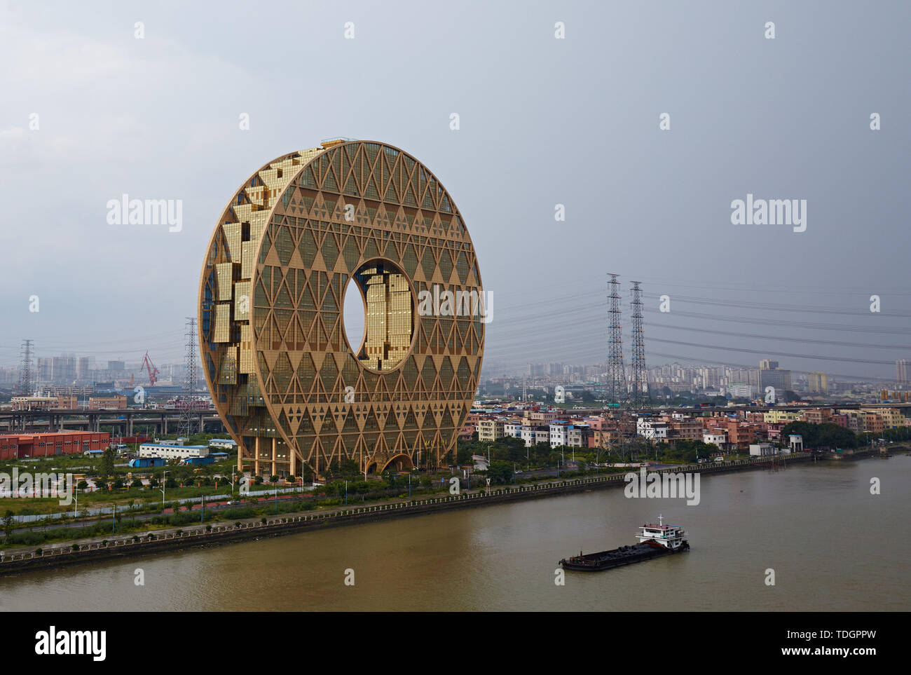 Guangdong plastics exchange headquarters building Stock Photo Alamy