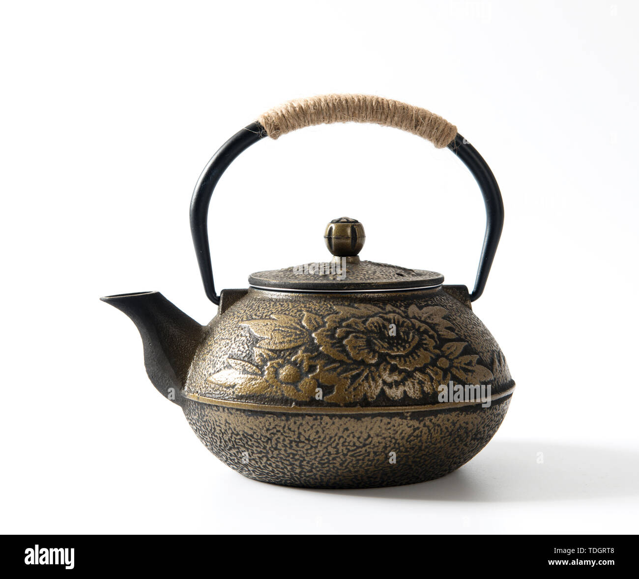 Iron pot, teapot Stock Photo Alamy