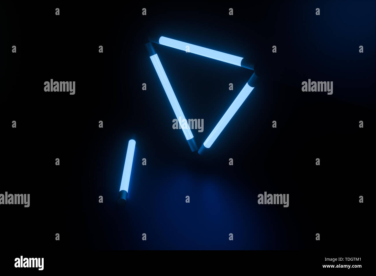 Long LED light, three-dimensional rendering Stock Photo - Alamy