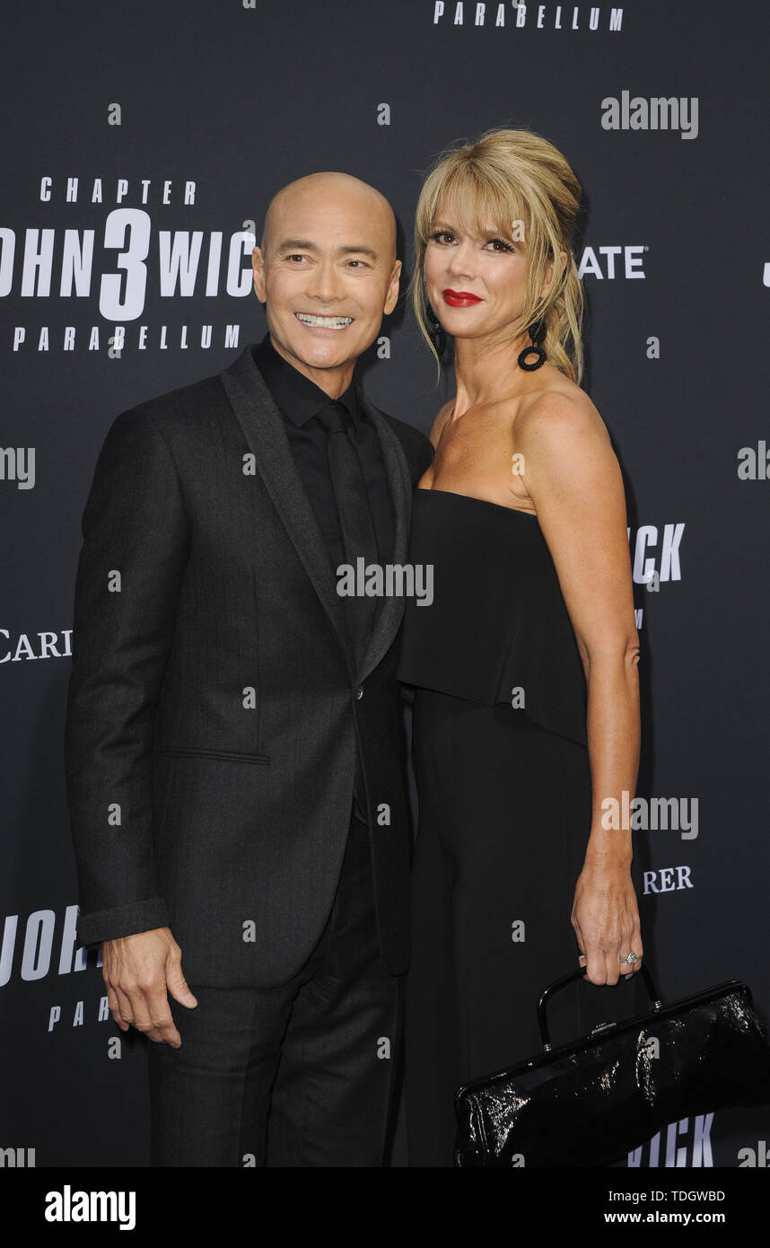 Fillm Premiere of John 3 Wick  Featuring: Julie Condra, Mark Dacascos Where: Los Angeles, California, United States When: 16 May 2019 Credit: Apega/WENN.com Stock Photo