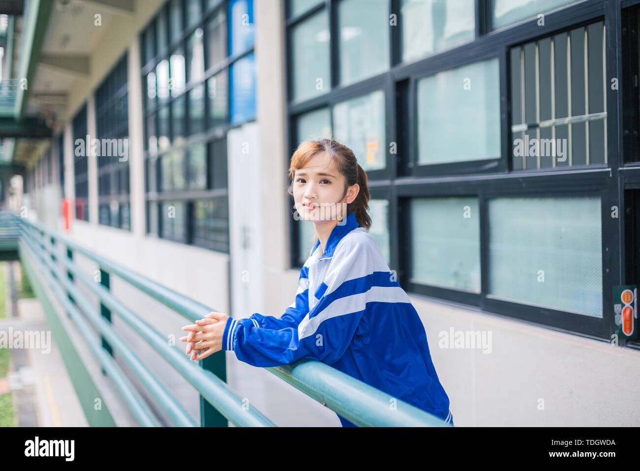 Girl uniform school desk hi-res stock photography and images - Alamy