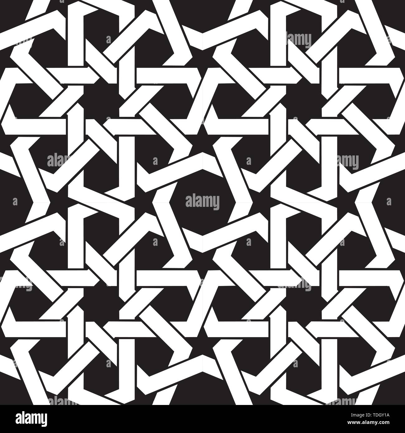 Seamless geometric ornament Islamic style Stock Vector