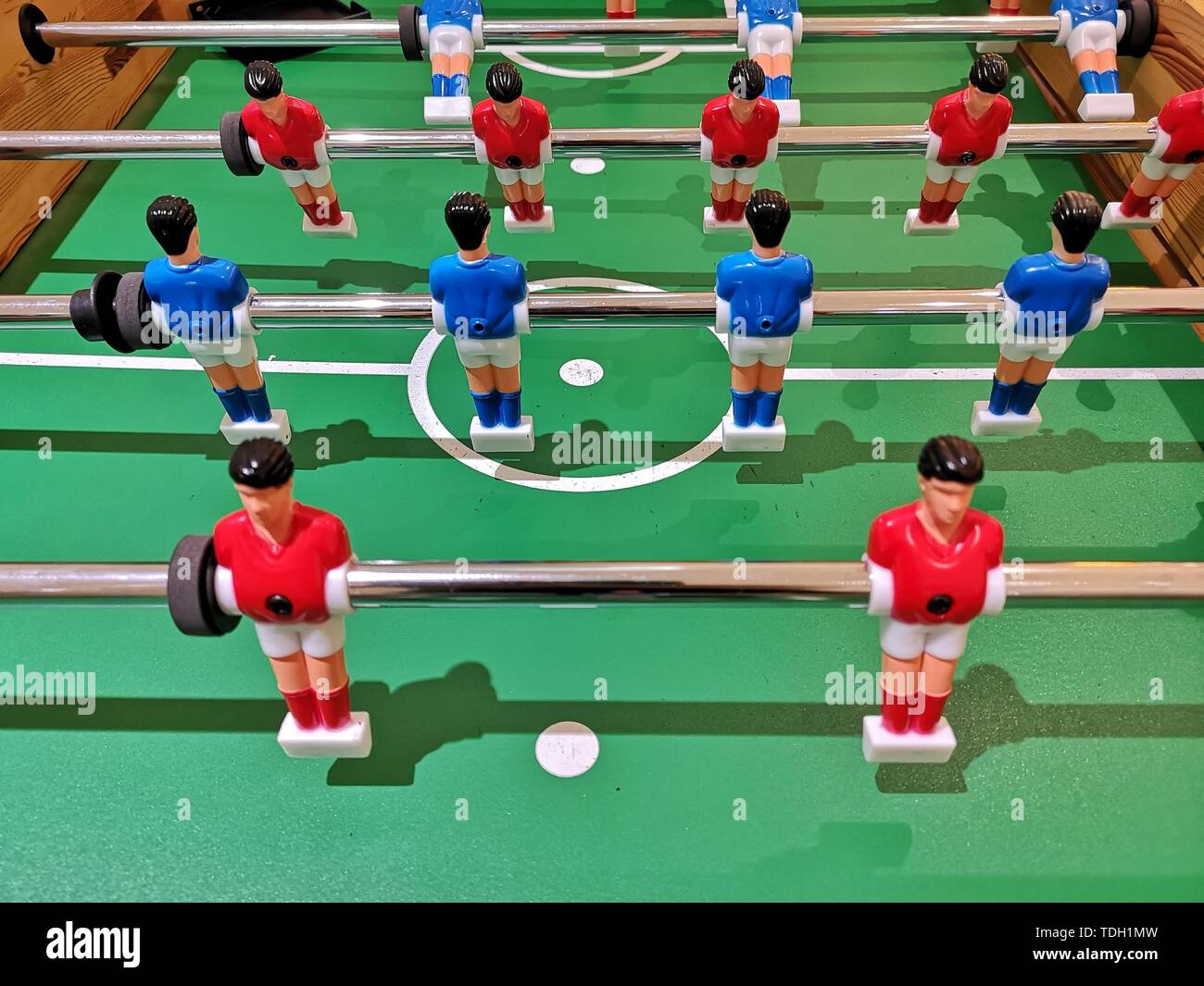 Tabletop Puppet Football Game Stock Photo Alamy