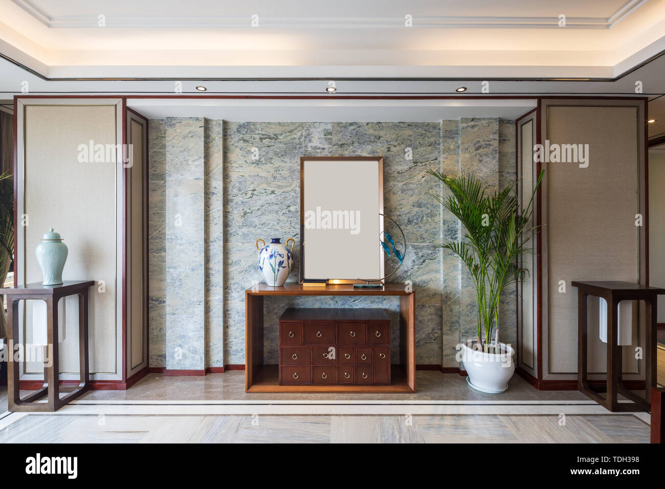 Interior of modern hall Stock Photo - Alamy