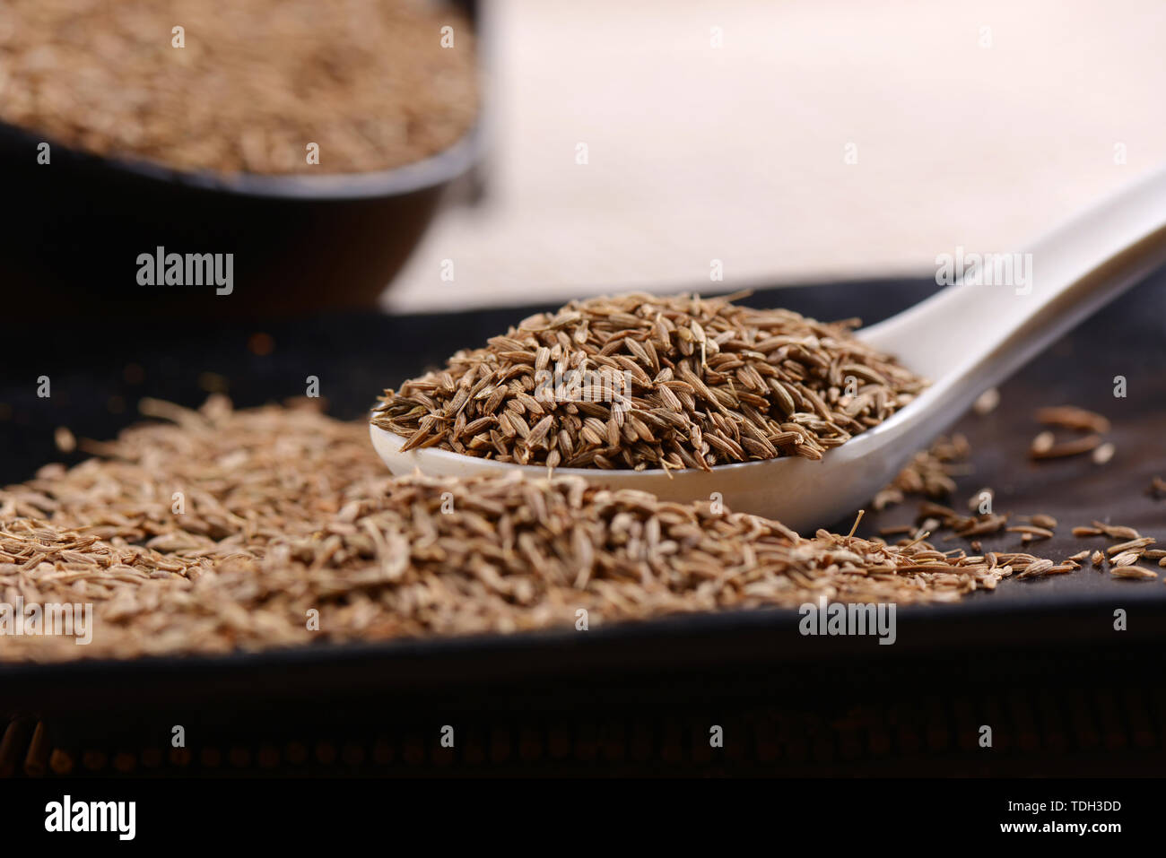 Seasoning chili cumin sesame seeds Stock Photo Alamy