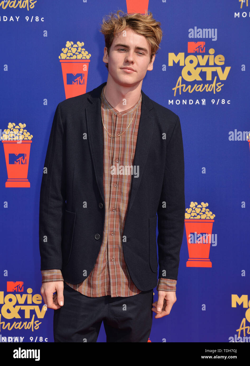 Los Angeles, USA. 15th June, 2019. Jack Gray attends the 2019 MTV Movie
