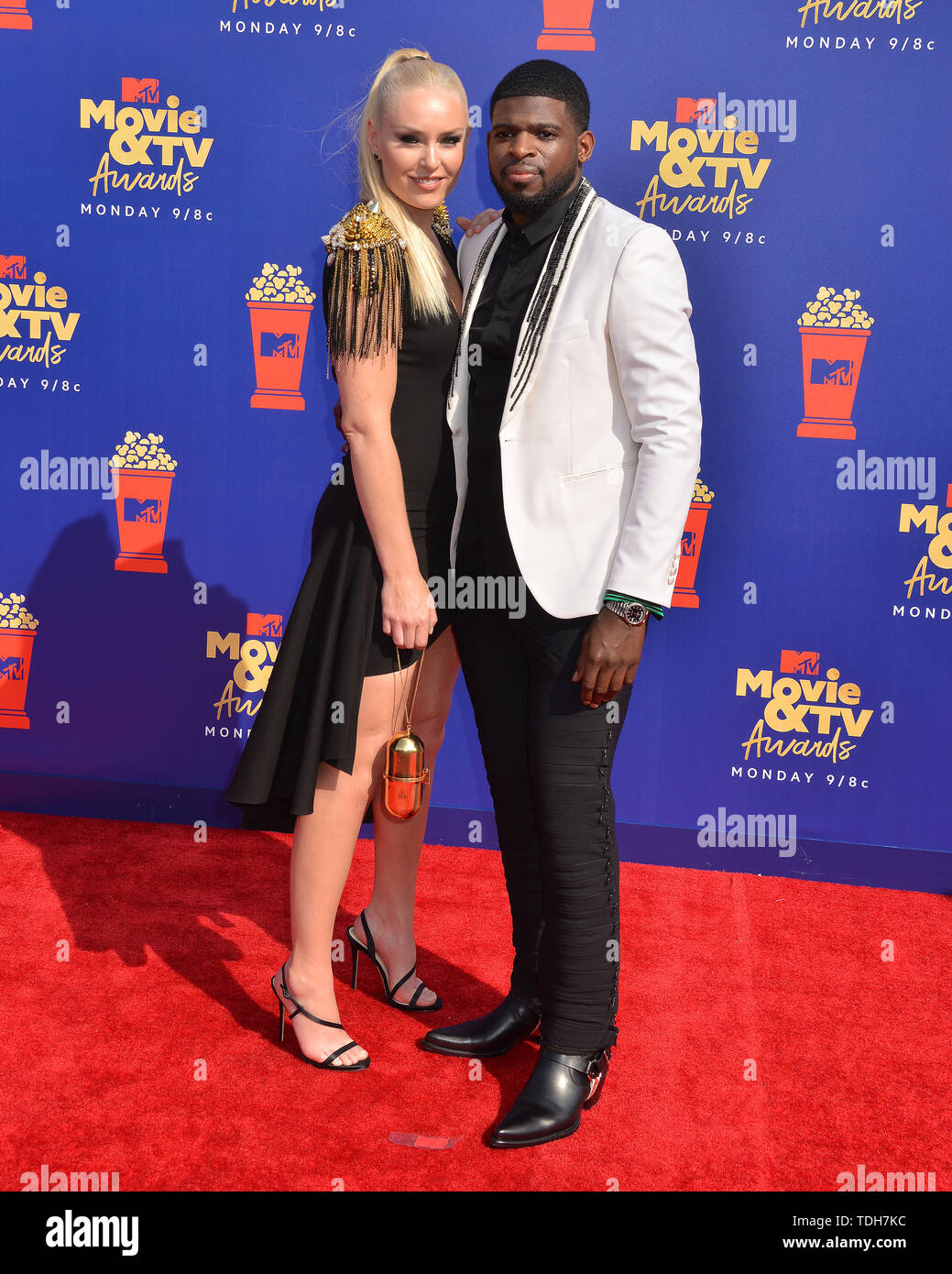 Los Angeles, USA. 15th June, 2019. Lindsey Vonn, P. K. Subban attends