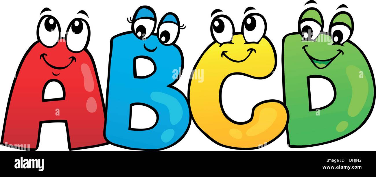 Cartoon ABCD letters theme 1 - eps10 vector illustration Stock Vector Image & Art - Alamy Cartoon ABCD letters theme 1 - eps10 vector illustration Stock Vector Image & Art - Alamy