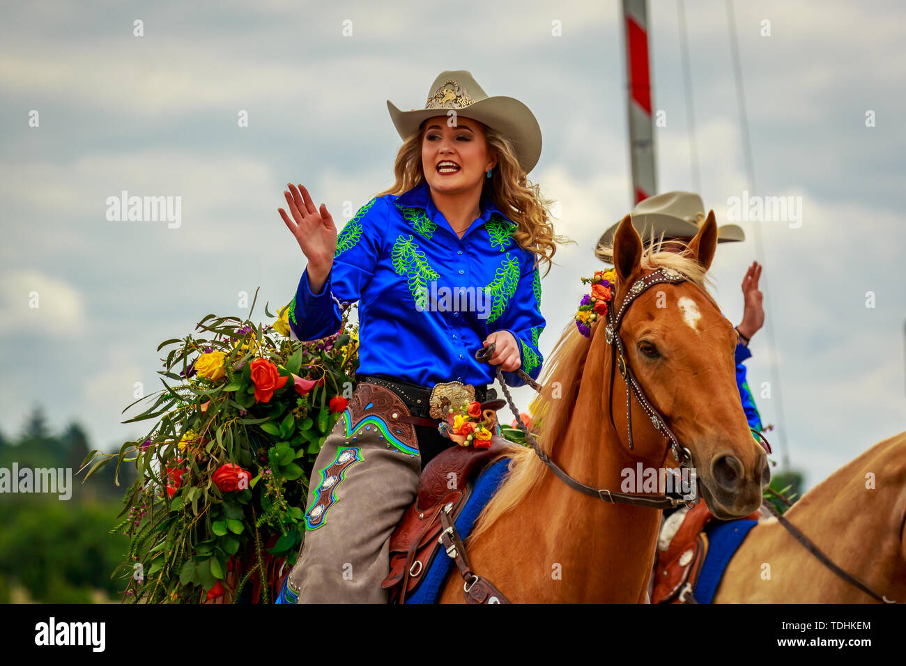 Portland, Oregon, USA - June 8, 2019: St. Paul Rodeo Court in the Grand ...
