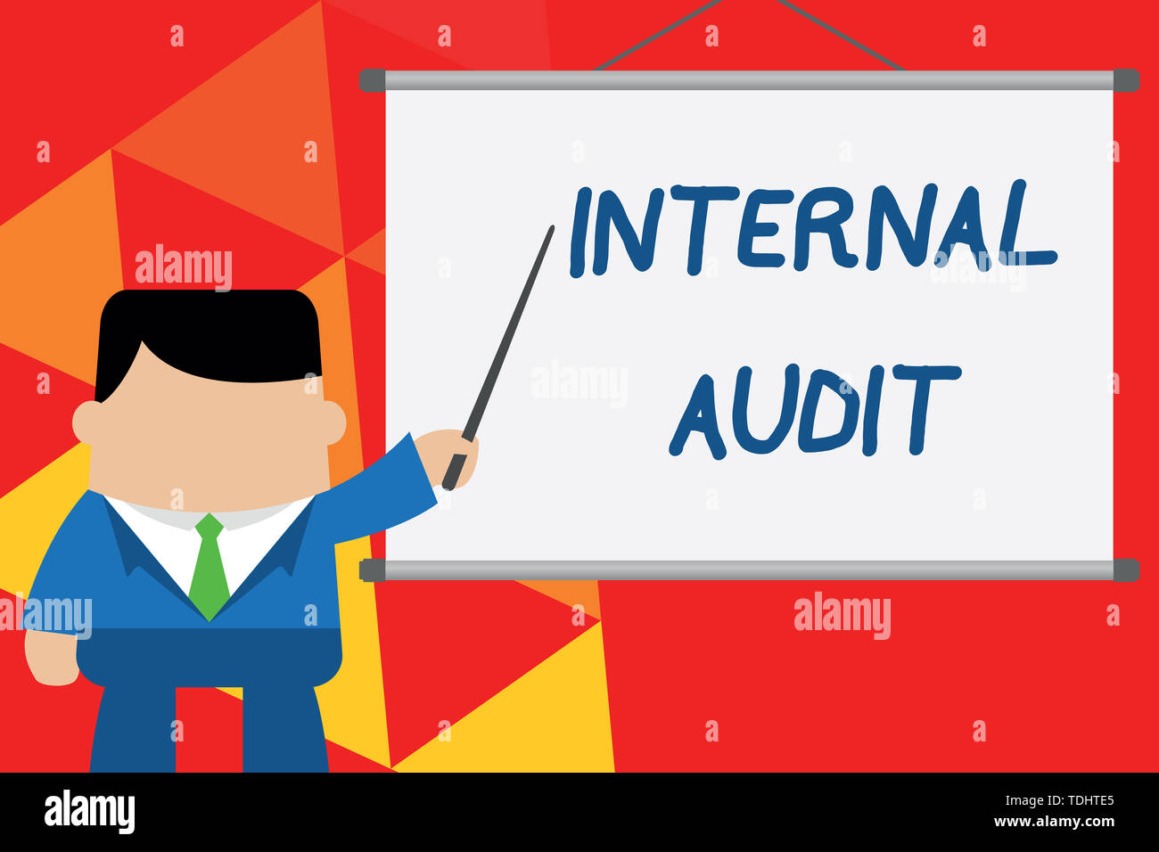 Conceptual hand writing showing Internal Audit. Concept meaning