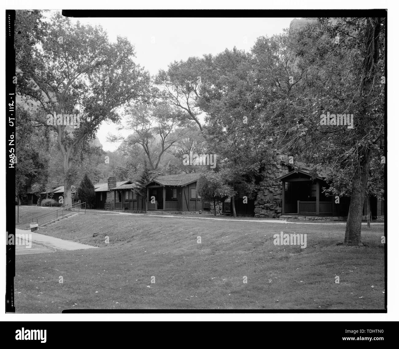 Overall View Of Cabin Area View To Northwest Zion Lodge Birch