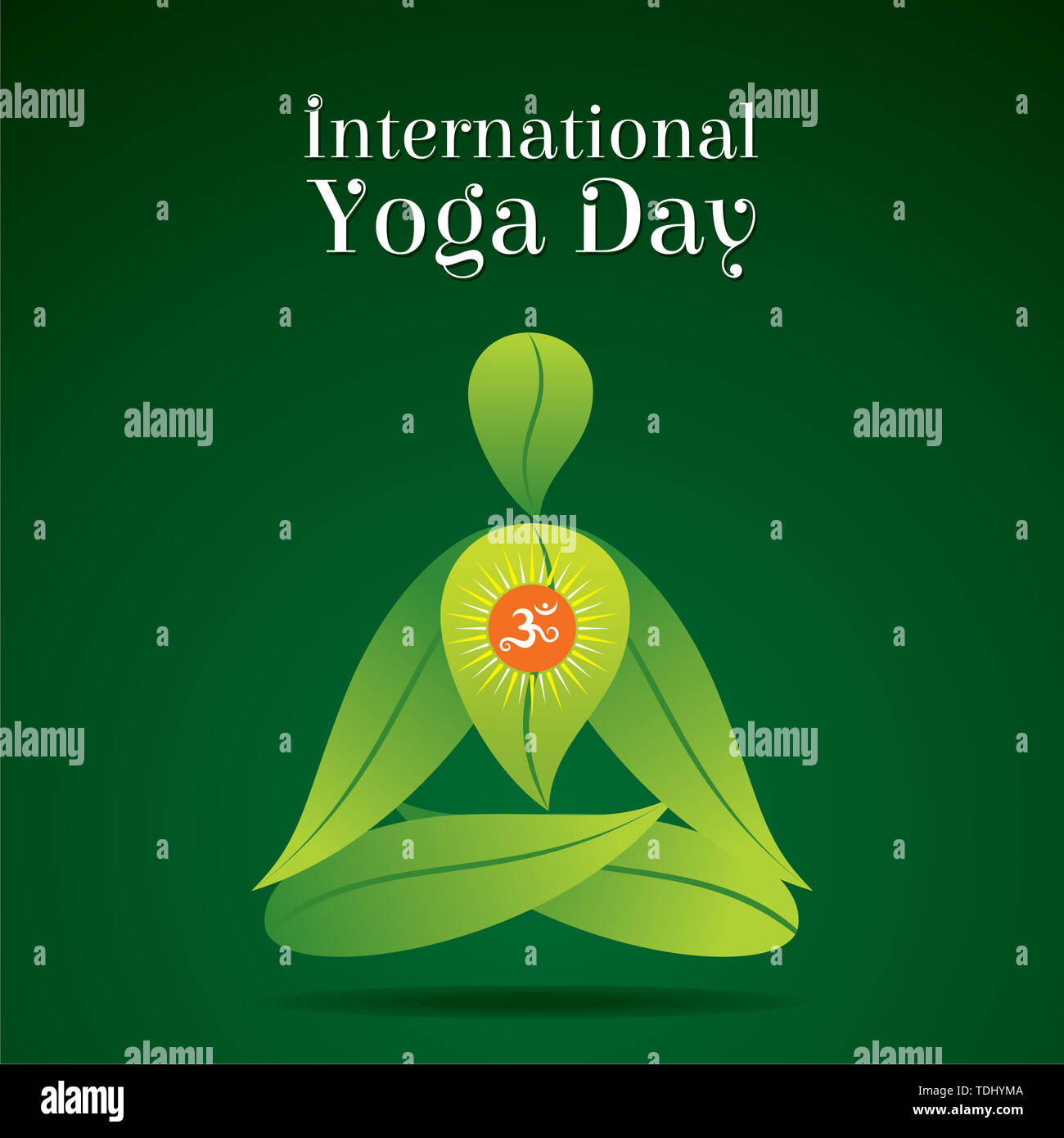 https://c8.alamy.com/comp/TDHYMA/creative-international-yoga-day-poster-design-go-green-concept-vector-TDHYMA.jpg
