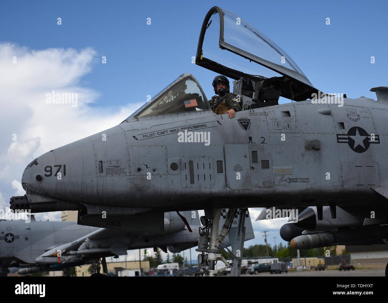 A U.S. Air Force A-10 Thunderbolt II pilot assigned to the 25th