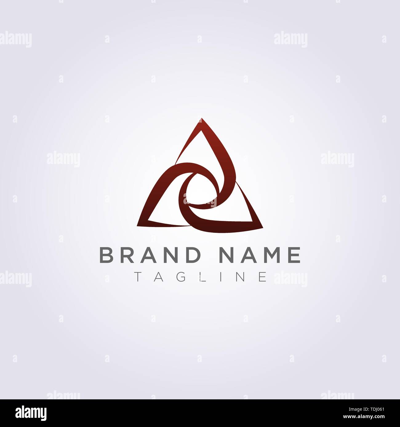 Vector Design Abstract triangle logo icon Stock Vector Image & Art - Alamy