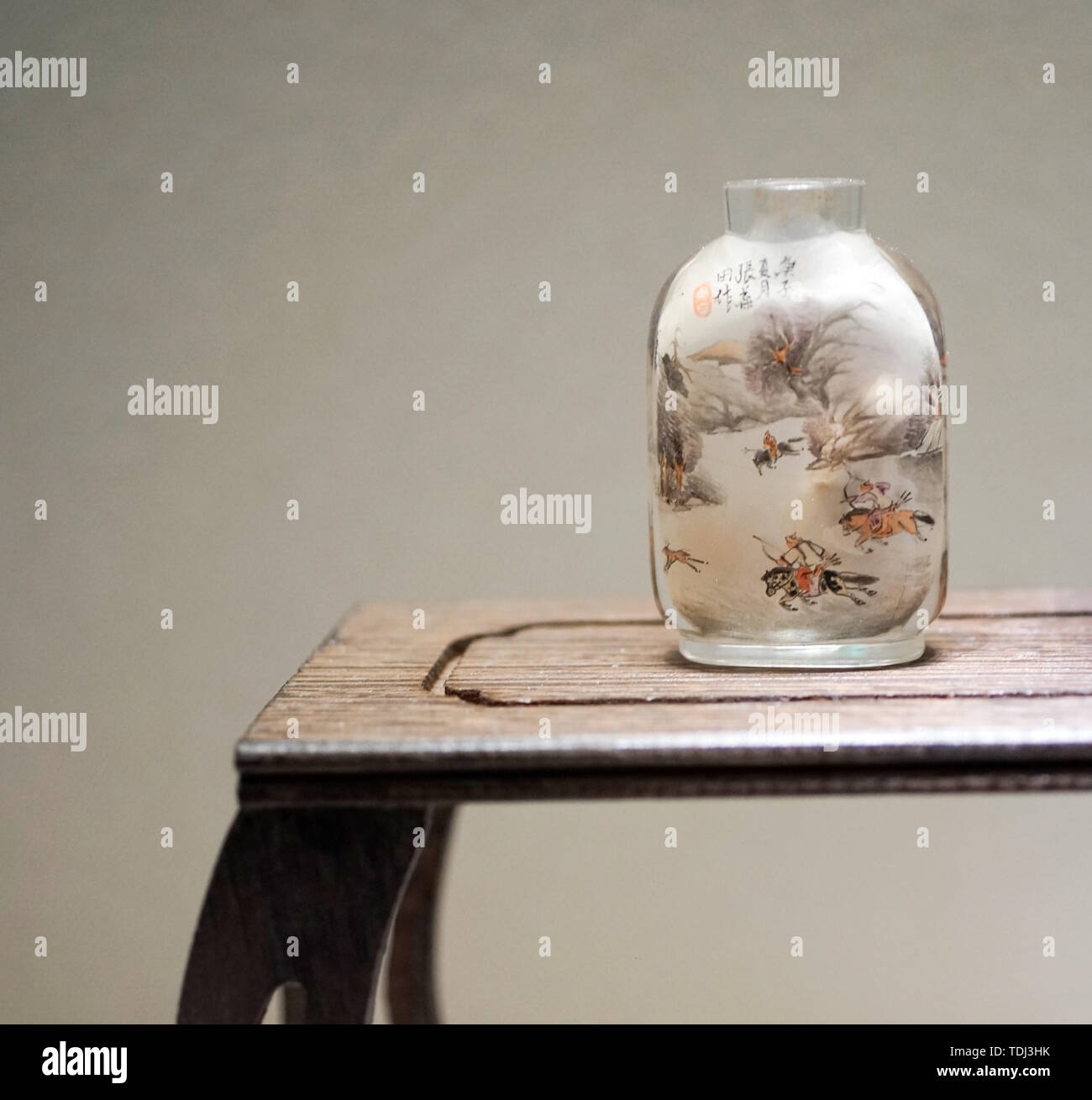 Ming and Qing snuff bottles Stock Photo