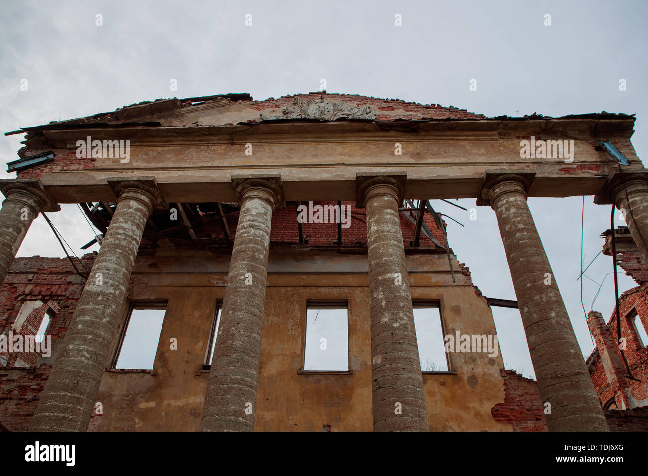 old and ruined building in the daytime Stock Photo - Alamy
