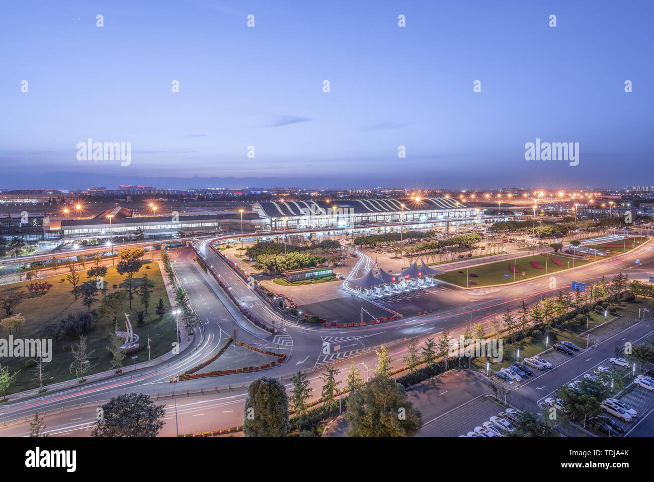 Chengdu Shuangliu Airport Stock Photo