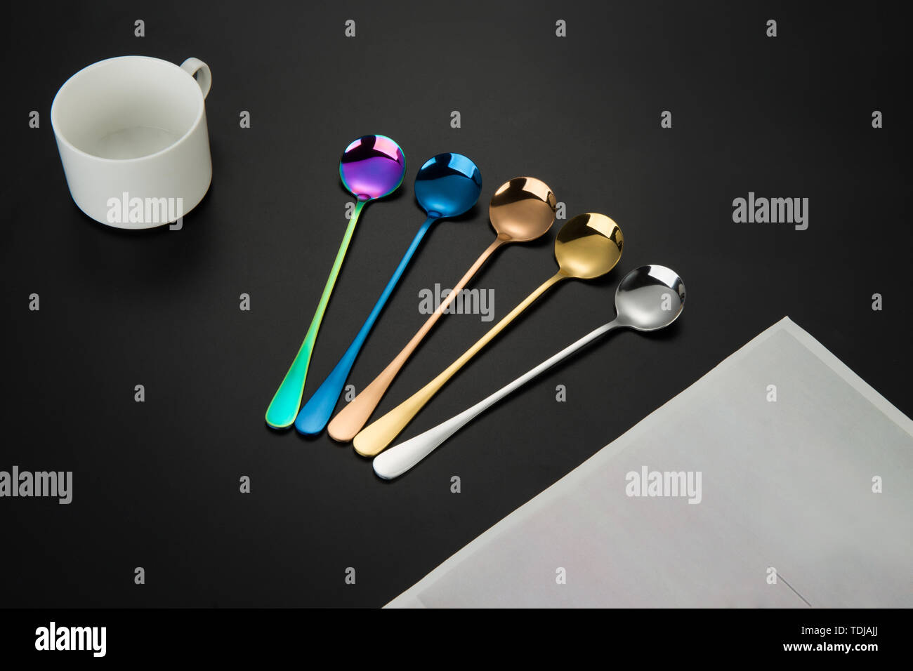 Fork with knives, cutlery, food spoons, no one paneling board