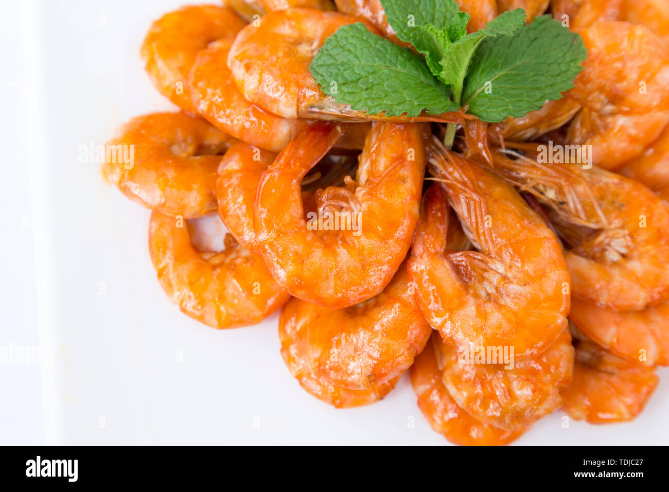 Gourmet seafood shrimp Stock Photo Alamy