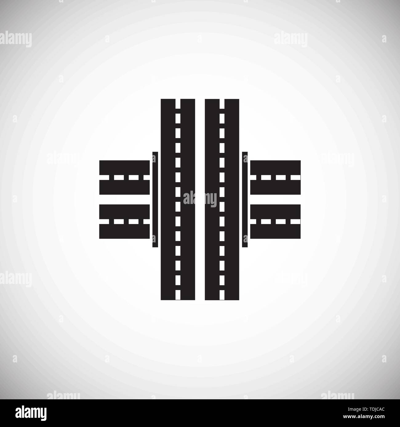 Road icon on background for graphic and web design. Simple illustration ...