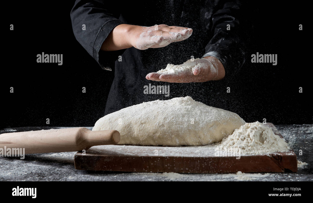Flour and noodles Stock Photo Alamy