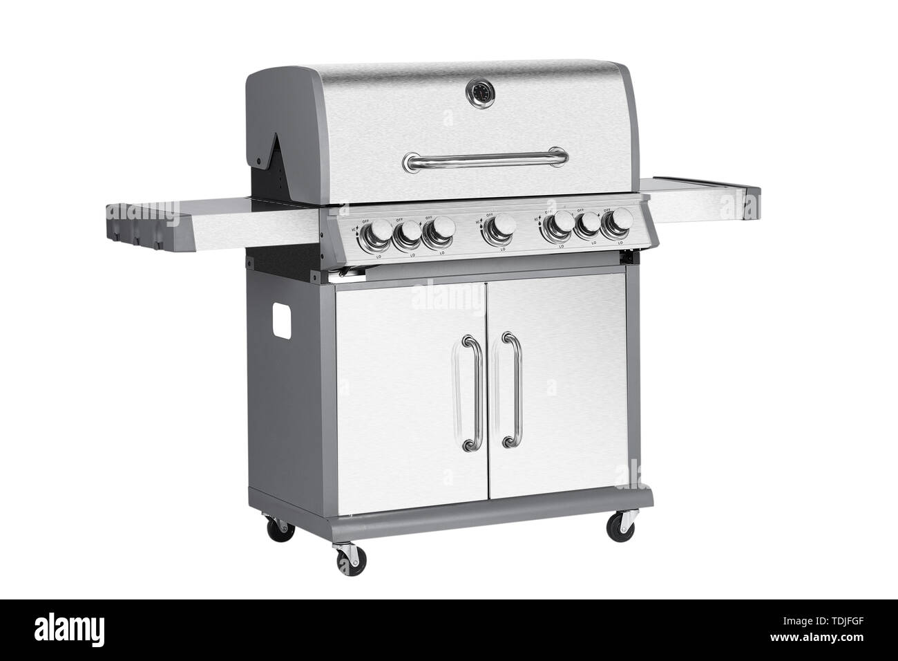 Stainless steel grill Stock Photo - Alamy