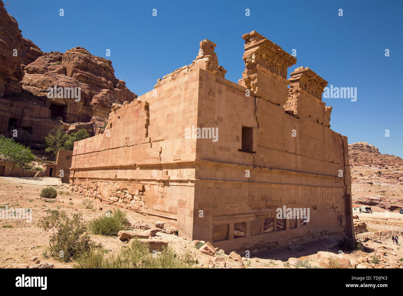 Middle East, Jordan, End of the World, Temple of Petra, relics, sites,  cultural heritage, monuments, history, culture, geomorphology, rocks,  mountains, temples, movies, Lawrence of Arabia, Transformers, Mars Rescue  Stock Photo - Alamy