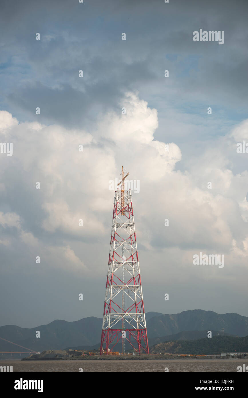 The world's tallest transmission tower Stock Photo Alamy