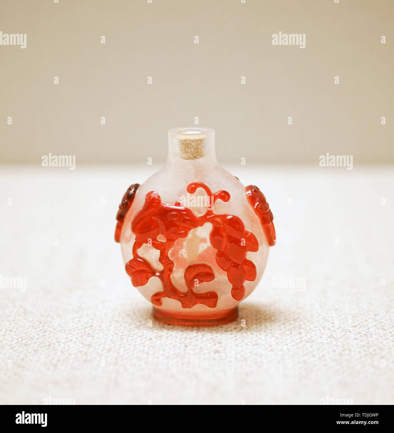 Ming and Qing snuff bottles Stock Photo