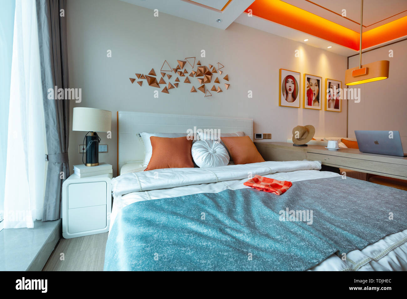 Model apartment. Stock Photo