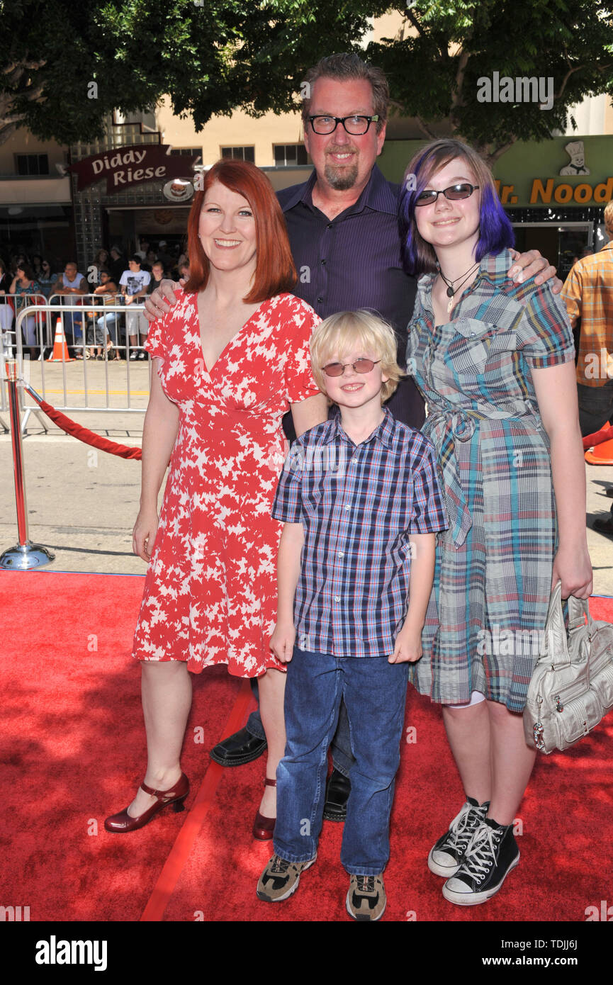 LOS ANGELES, CA. June 29, 2008 Kate Flannery & family at the world premiere of "Journey to the