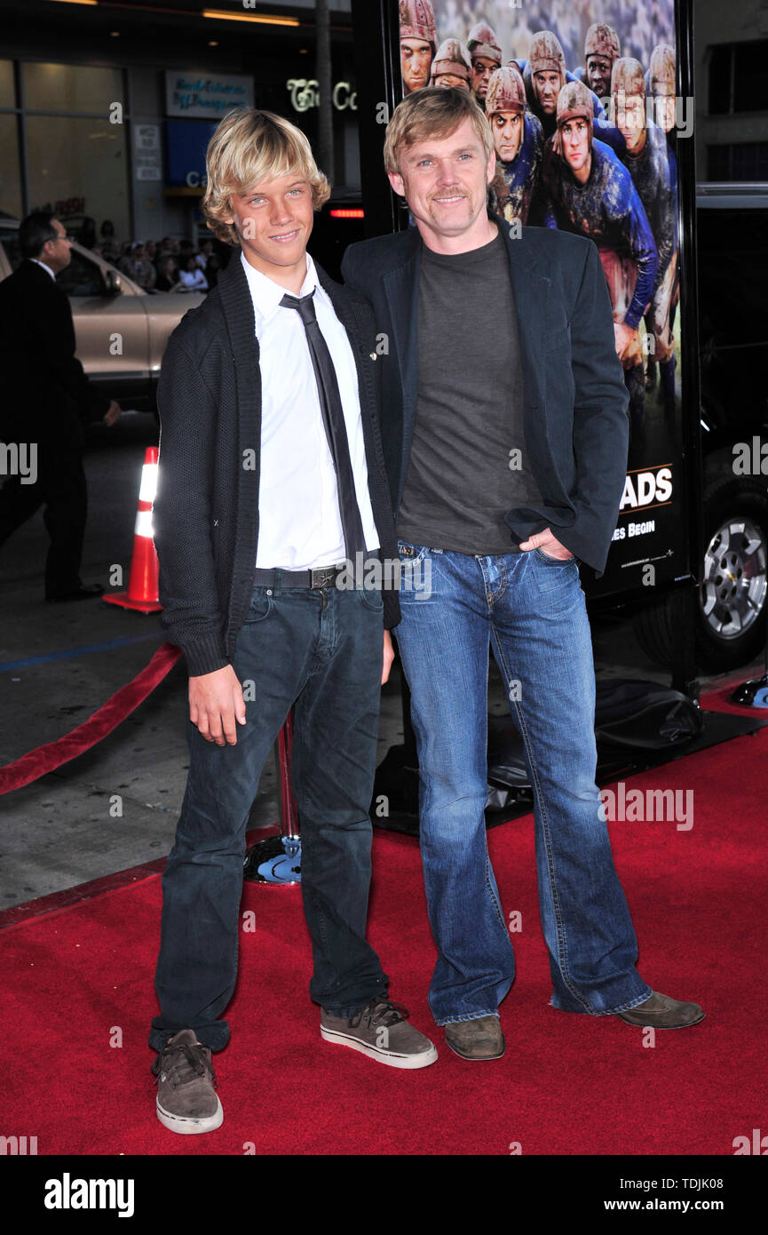 LOS ANGELES, CA. March 31, 2008: Rick Schroder & son Luke at the world premiere of 'Leatherheads' at Grauman's Chinese Theatre. © 2008 Paul Smith / Featureflash Stock Photo