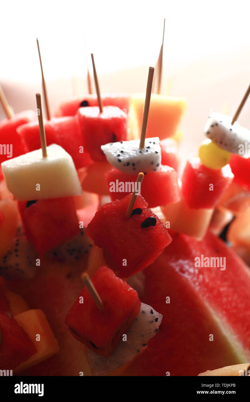 Composite fruit string Stock Photo Alamy