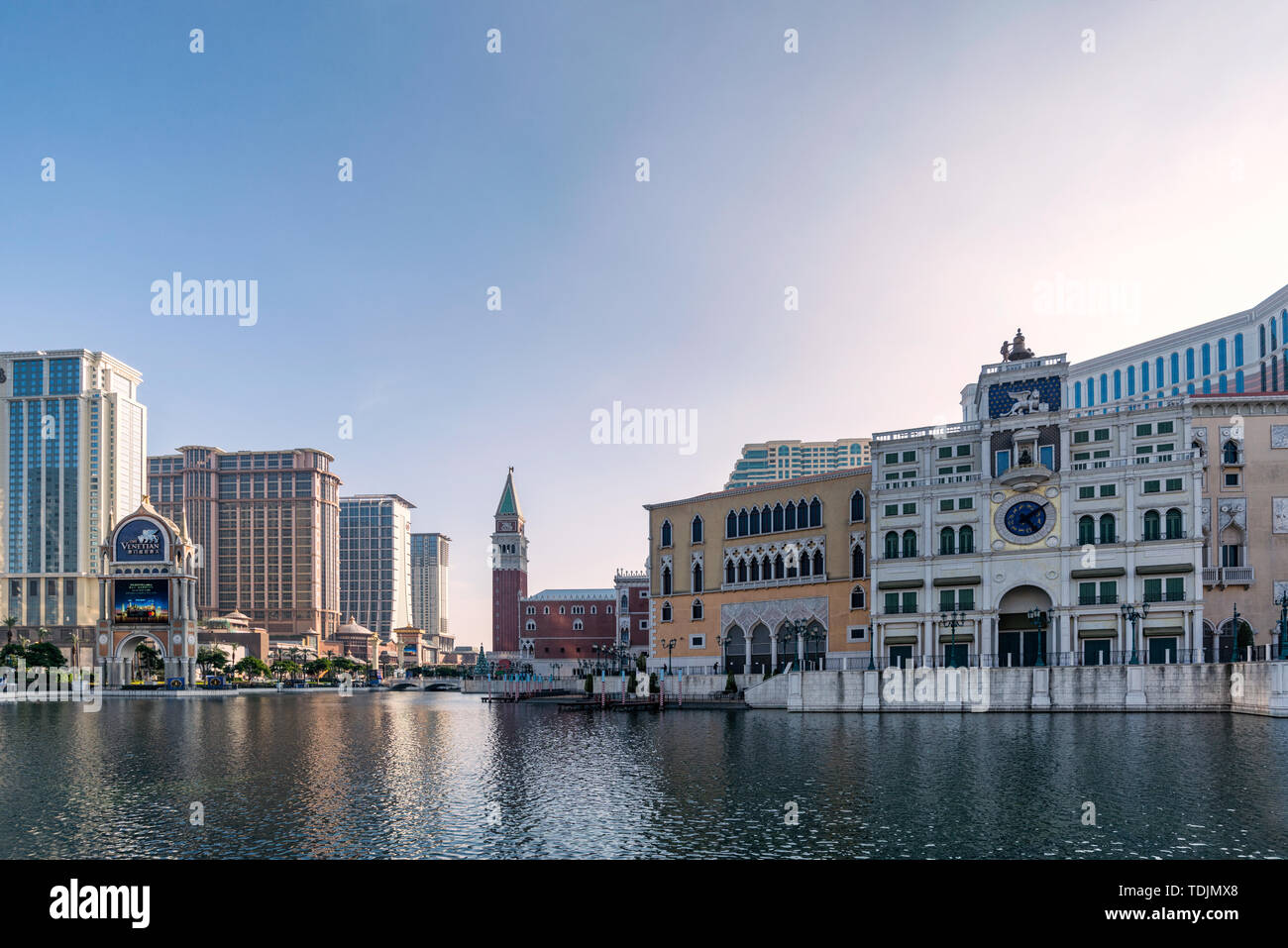 Macau complex under the blue sky Stock Photo