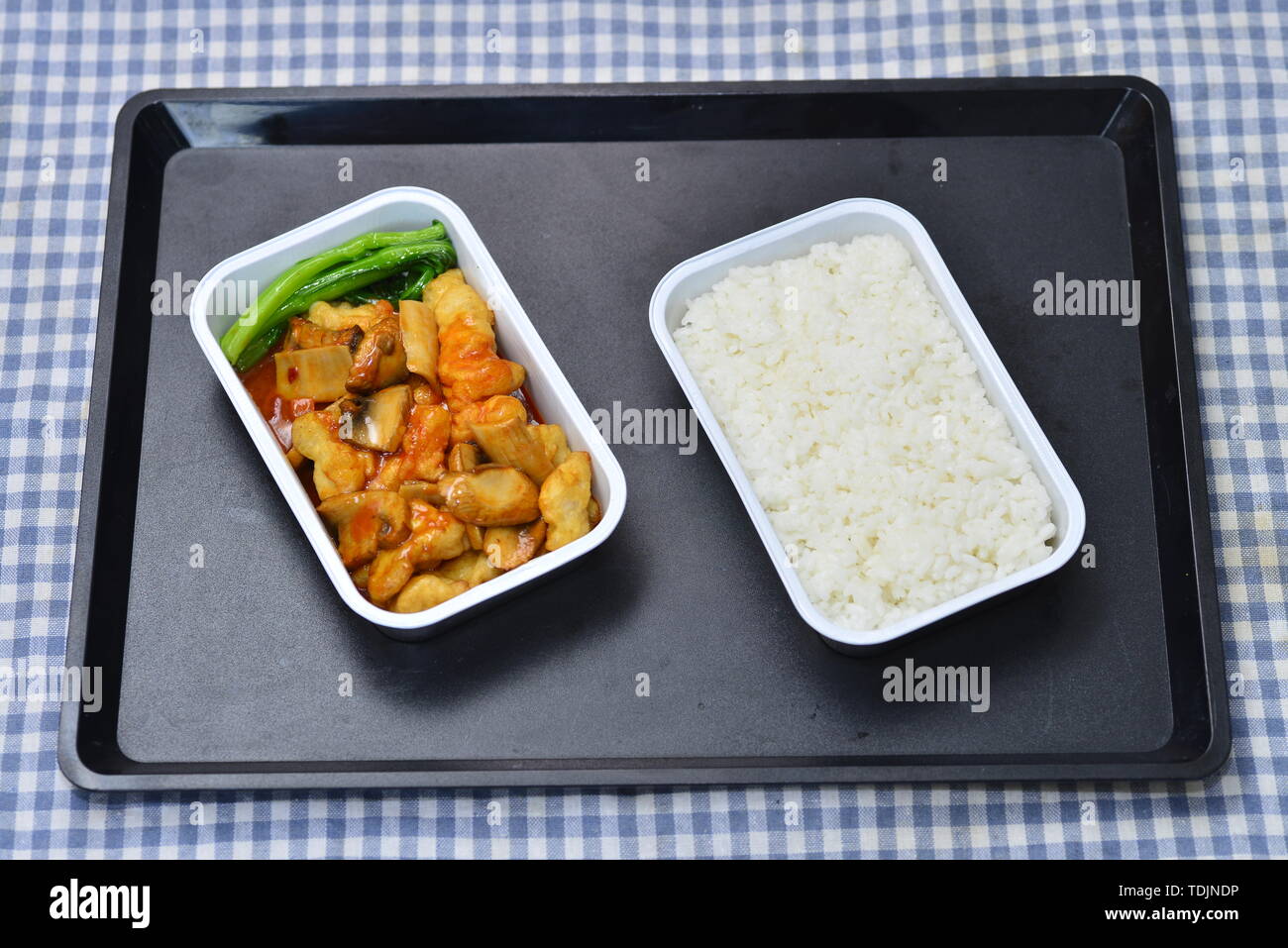 Airplane food, high-speed rail food, fast food, high-end boxed lunch Stock  Photo - Alamy