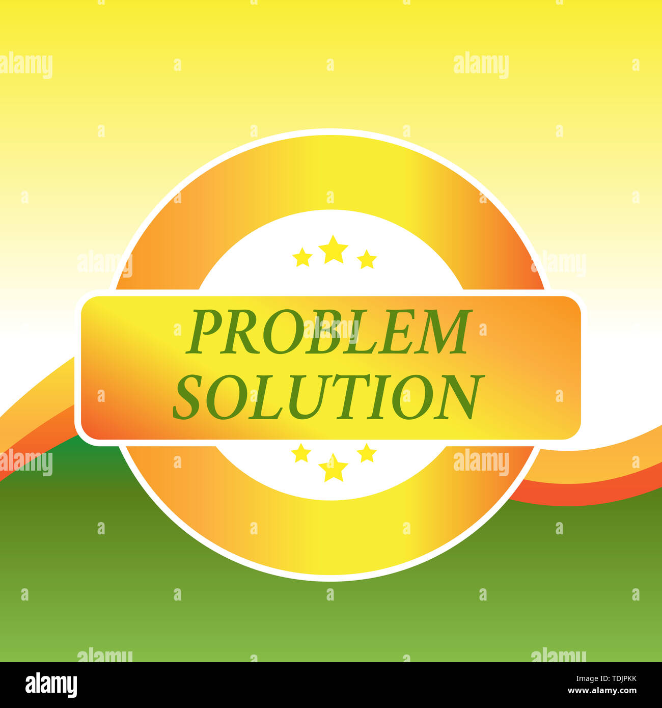 Writing note showing Problem Solution. Business concept for solving ...