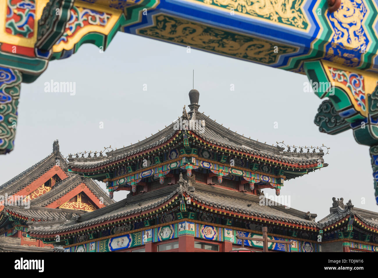 Eaves and ancient buildings hi-res stock photography and images - Alamy